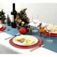 thumbnail image 2 of Juego de manteles individuales de 6,12,6 pulgadas, manteles individuales redondos, manteles individuales de plástico de polipropileno lavables para cocina, comedor, fiestas, bodas, 2 of 5