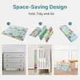 thumbnail image 6 of Foldable   Mat,  Large, , Waterproof Activity Playmats for Babies, Education for Infant, Non-Slip Double Sided (79”x71” 0,4in Olive) boy and Girl, 6 of 7