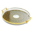 thumbnail image 4 of veasfak Round Organizer Tray Biscuit Cookies Pastry Tray Multipurpose Displaying Flowers A, 4 of 9