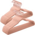 thumbnail image 1 of Perchas de terciopelo SONGMICS UCRF026P02 50 unidades color rosa resistentes, 1 of 9