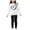 Z06 White, variant on Gubotare Girl Clothes Girls Fall Outfits Round Neck Long Sleeves Tops Straight Leg Pants Girls Clothing Sets Size 7-8 (Black,7-8 Years)