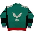 thumbnail image 4 of Anime Hero Cardigan Sweater Green Cardigan Jacket Top Coat, 4 of 7