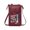 Wine Red, variant on Stylish Women Ladies Messenger Abstract Print Messenger Bag Phone Holder Gift For Her