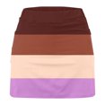 thumbnail image 3 of LEBONYARD 2025 Clearance Clothes,Women's High-Slit Yoga Skirt Shorts,Women's New Patchwork Mid-waist Skirt Pants Sports Casual Shorts Bottoming Skirt Pants Brown XXXXL, 3 of 5