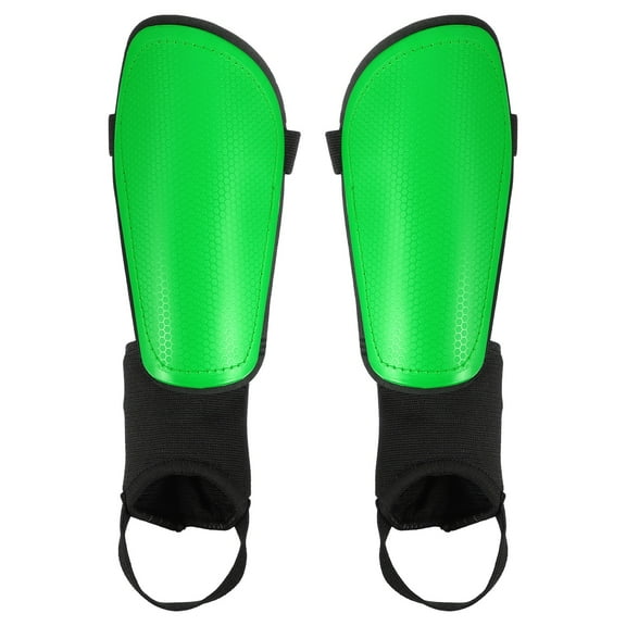Soccer Shin Guards, Soccer Shin Pads EVA Cushion with Ankle Protection Youth Adults L Size Green