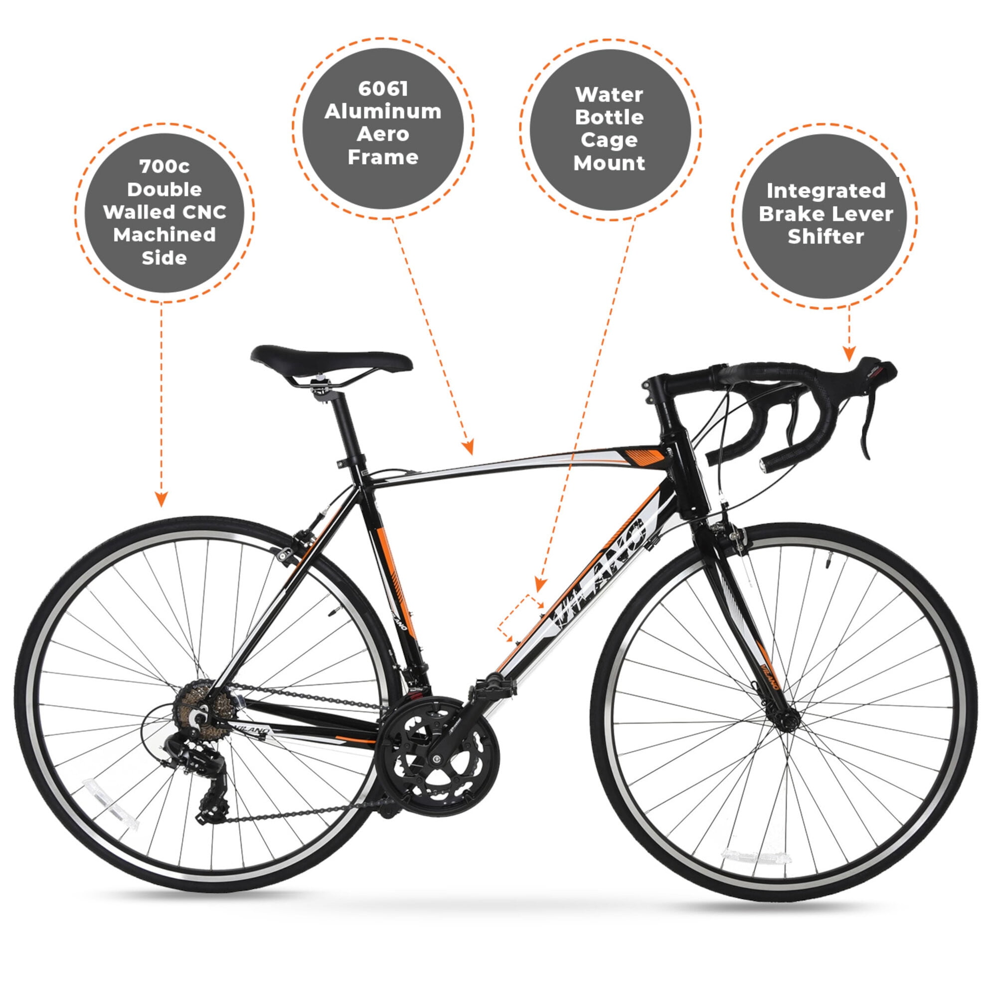 Vilano Shadow 3.0 Road Bike with 