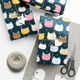 thumbnail image 3 of Cat Faces - Gift Wrap Papers, 3 of 4