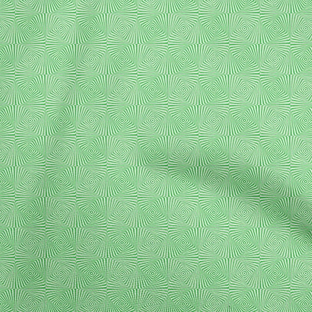 oneOone Polyester Spandex Green Fabric Abstract Craft Projects Decor Fabric Printed By The Yard 56 Inch Wide