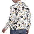 thumbnail image 6 of Fotbe Men's Hoodie with Puppy Pattern - Kangaroo Pocket Pullover Hooded Sweatshirt, Perfect for Daily Wear, Travel, and Home-4X-Large, 6 of 7
