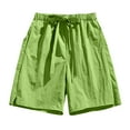 thumbnail image 1 of Birdeem Mens Shorts Mens Summer Casual and Comfortable Drawstring Pocket Elastic Waist Shorts, 1 of 9