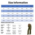 thumbnail image 4 of Stralyhd Lounge Sets for Women Summer 2 Piece Outfits 3/4 Length Sleeve Crew Neck Top Matching Wide Leg Pants Cozy Loungewear Loose Fashion Clothing Vacation Wear Army Green L, 4 of 7