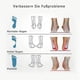 thumbnail image 5 of Norelie Orthopedic Insoles for Arch Support Plantar Fasciitis Relief Comfort Work Sports Shoes, 5 of 5