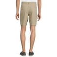 Men's and Big Men's Synthetic Flat Front Shorts, 9" Inseam