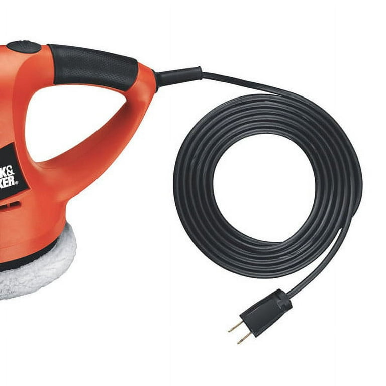 BLACK+DECKER Polisher, 6 inch, 2 Handle Grip, Swappable Wool or Foam  Bonnets, 10-foot Chord for Easy Mobility (WP900) - Power Polishing Tools 