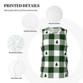 thumbnail image 3 of Sikiie Green White Lumberjack Plaid Basketball Jersey Reversible Men's Mesh Athletic Sports Shirts Training Practice S-4XL, 3 of 6