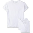thumbnail image 2 of Fruit of the Loom Mens 3 Pack Short Sleeve Crew Neck Moisture Wicking T-Shirt Big, 3x-large, White, 2 of 2