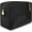 Black, variant on Clear Large Makeup Bag Travel Cosmetic Pouch TSA-Approved Transparent Toiletry Organizer Storage Case (White)