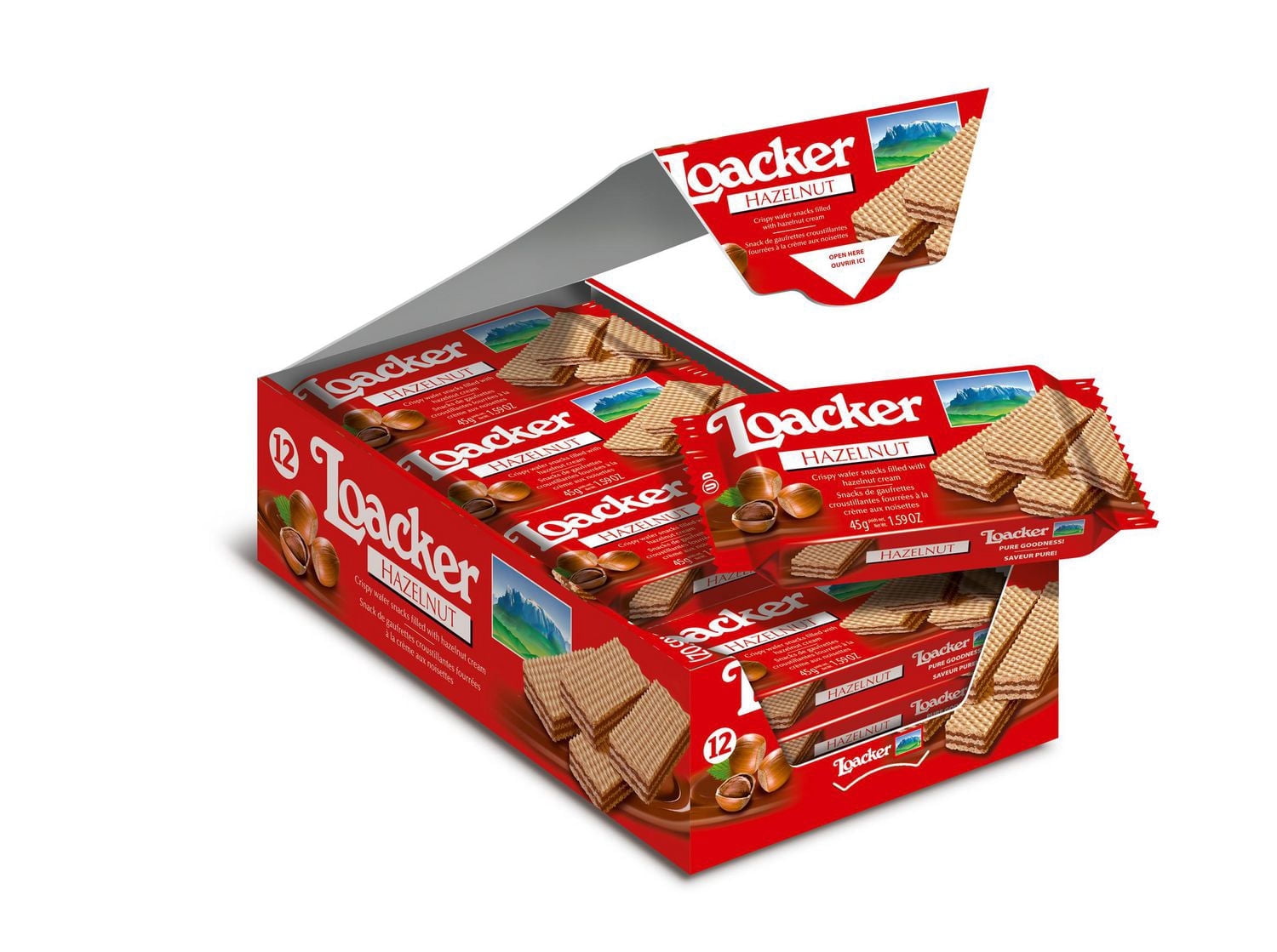 Gaufrettes aux noisettes Loacker