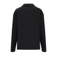 thumbnail image 4 of Womens Half Zip Pullover T Shirts Quarter Zip Up Polo Sweatshirt 2026 Trendy Crewneck Long Sleeve Basic Collared Tops, 4 of 7