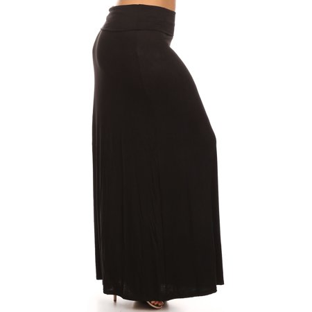black maxi skirt walmart