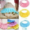 thumbnail image 2 of Baby Shampoo Bathing Caps Adjustable Soft Adjustable Hat Elastic Ear Eye Protection Hair Wash Head Cover for Toddler Infant Kids Yellow, 2 of 8