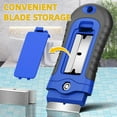 thumbnail image 4 of 1 Pack Razor Blade Scraper, Glass Scraper with Extra 15 Blades, Professional Razor Scraper for Glass Stove Top, Window, Cooktop Cleaning, Precision Scraper Tool for Kitchen, 4 of 4