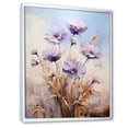 thumbnail image 2 of Designart "Symphonic Blue And Purple Cornflowers I" Cornflowers Floater Framed Wall Art Prints, 2 of 5