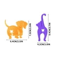 thumbnail image 2 of 4 Pcs Cute Pet Butt Bread Clip, Reusable Bread Bag Clips, Funny Animal Shape Tool Accessories, Keep Your FoodFresh Longer (Dog), 2 of 4