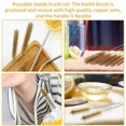 thumbnail image 6 of 7X Brass Wire Tube Brushes Bottle Brush Set Wire Pipe Cleaner Brush Cleaning, 6 of 6