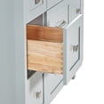 thumbnail image 6 of Ariel Monroe 43 Inch Single Oval Sink Bathroom Vanity With Italian Carrara Marble Countertop 1.5 inch Edge In Grey, 6 of 7