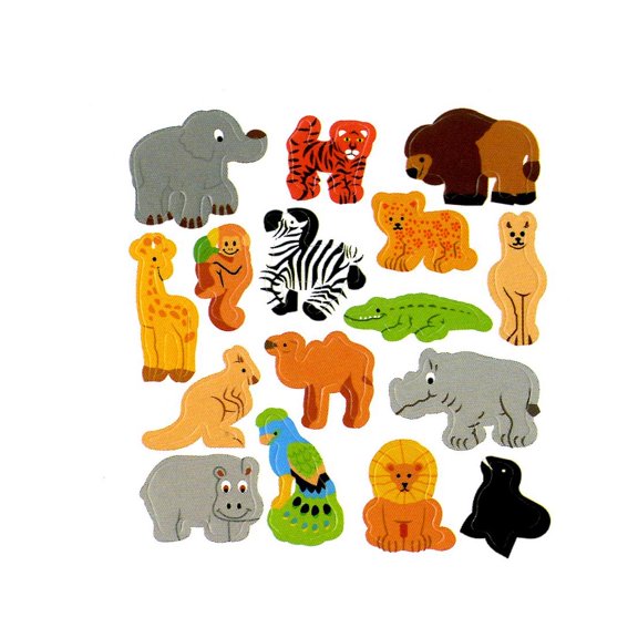 Zoo Animals Sticker Select Acid-Free Stickers