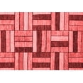 thumbnail image 1 of Ahgly Company Machine Washable Indoor Rectangle Abstract Red Modern Area Rugs, 4' x 6', 1 of 4