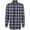 Blue/White Plaid, variant on Victory Outfitters Men's Brush Yarn Dyed Patterned Flannel Button Up Shirt - Blu/Wht - M