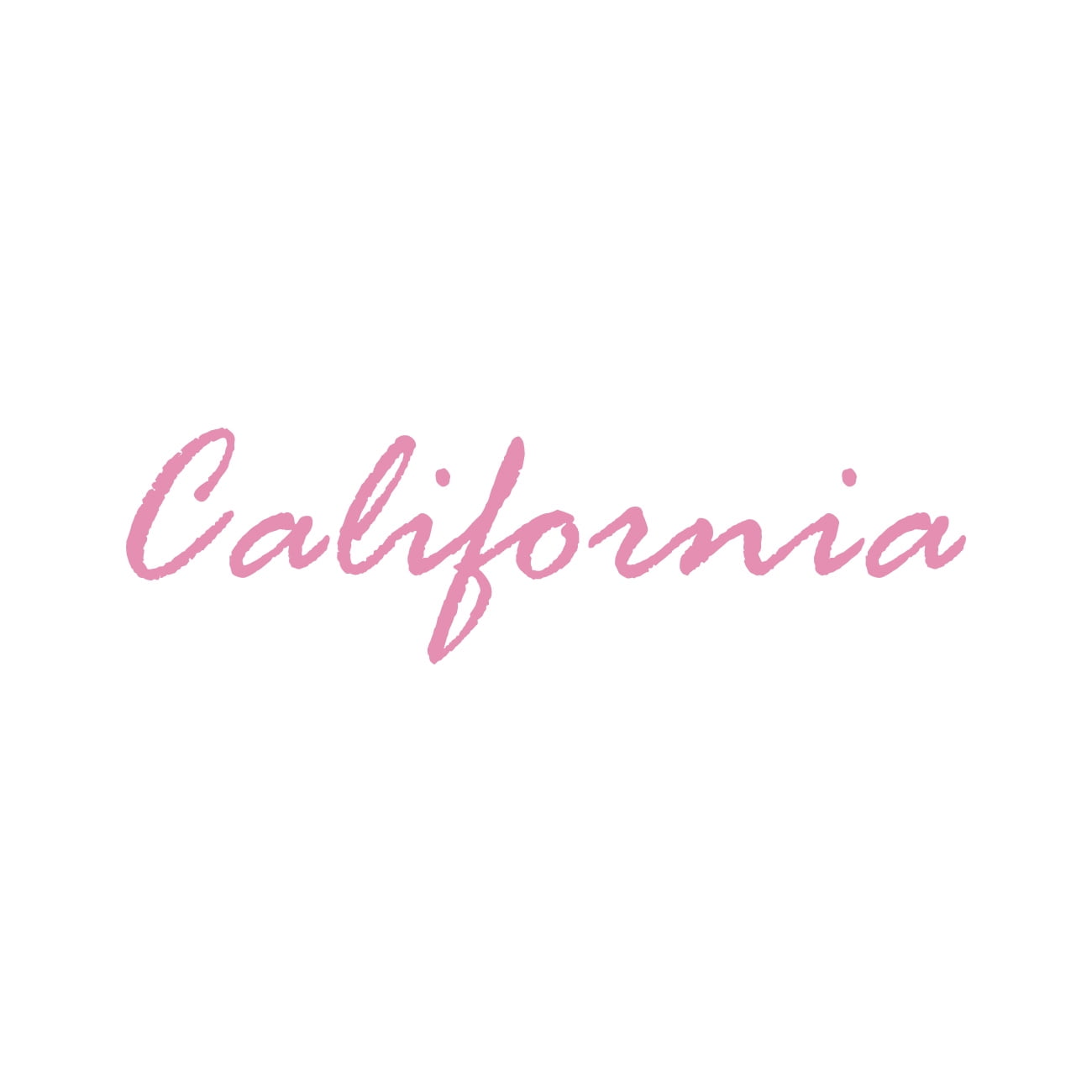 California License Plate Font Sticker Decal Die Cut Self Adhesive