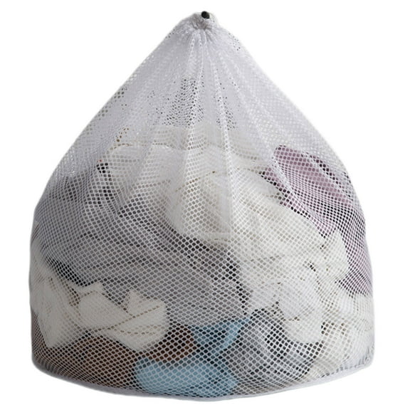 TELOLY Laundry Bags Mesh Wash Bags Drawstring Closure Travel Laundry Bags Prevents Tangling and Damage Mesh Laundry Bags for Delicates 50*60