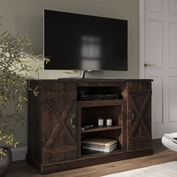 BELLEZE TV Stand Media Entertainment Center Veropeso (Espresso