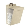 thumbnail image 2 of sunsanly Laundry Storage Bag Clothes Hamper with Lid Dustproof Water Resistant Handle Design Clothes Laundry Basket Wall Hanging Organizer, 2 of 7