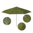 thumbnail image 2 of California Umbrella  Anodized Silver Finish Aluminum 11-foot Round Outdoor Umbrella Palm, 2 of 5