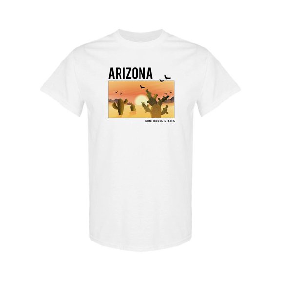 Arizona Dessert T-Shirt Men -SPIdeals Designs, Male 5X-Large