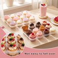 thumbnail image 2 of 12 Counts x 15 Sets Cupcake Containers with 200 Pack Cupcake Liners, Disposable Cupcakes Containers with Detachable Tall Lid, Plastic Cupcake Boxes Holders for Baking, Parties, Wedding,Gifting, 2 of 9
