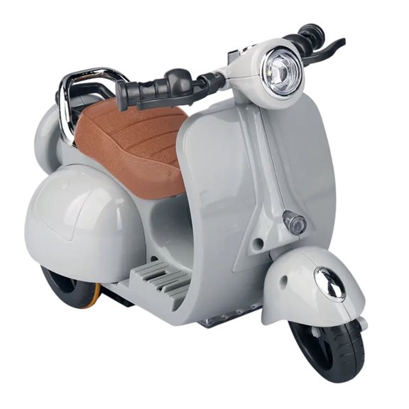 Nilvkv Scooter Toy with Light and Music Interactive Rotating Toy Cute Have A Seat Toy Decor Desktop Ornaments for Collectors, Motorcycles
