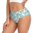 thumbnail image 2 of Fotbe White Geese and Flower Calzones Estampados para Mujer – Ropa Interior de Algodón, Cómoda, Suave y Elástica-Medium, 2 of 6