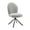 Gray, variant on Set of 4 Boucle Side Chair with Swivel, Modern Dining Chairs, Fabric Upholstered Dining Room Chairs Dinner Chair Stylish Kitchen Chair (Gray)