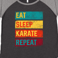 thumbnail image 4 of Inktastic Eat Sleep Karate Repeat Women's Plus Size T-Shirt, 4 of 5