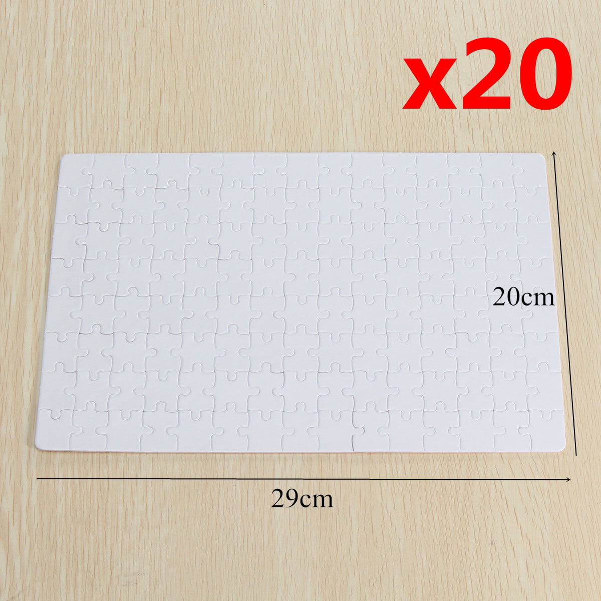 1pc Sublimation Blank Puzzle DIY Craft Jigsaw Puzzle For Heat Press Machine 