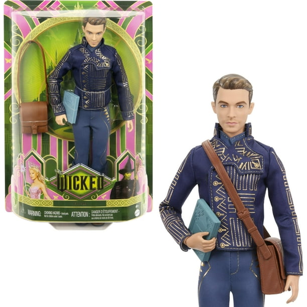 Muñeca de moda Mattel Wicked Fiyero 30 cm con accesorios