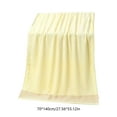 thumbnail image 4 of kcavykas Wide Broken Bamboo Fiber Bath Towel, Thickened & Soft Bath Towel, Absorbent for Adults & Kids Beige, 4 of 7