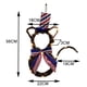 thumbnail image 2 of Adorno decorativo de corona circular de ratán con forma de gato brillante para el Día de la Independencia de Lizheee para puerta de entrada, 2 of 8