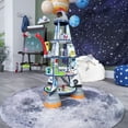 KidKraft Wooden 2Section Rocket Ship Play Set, 17 Play Accessories