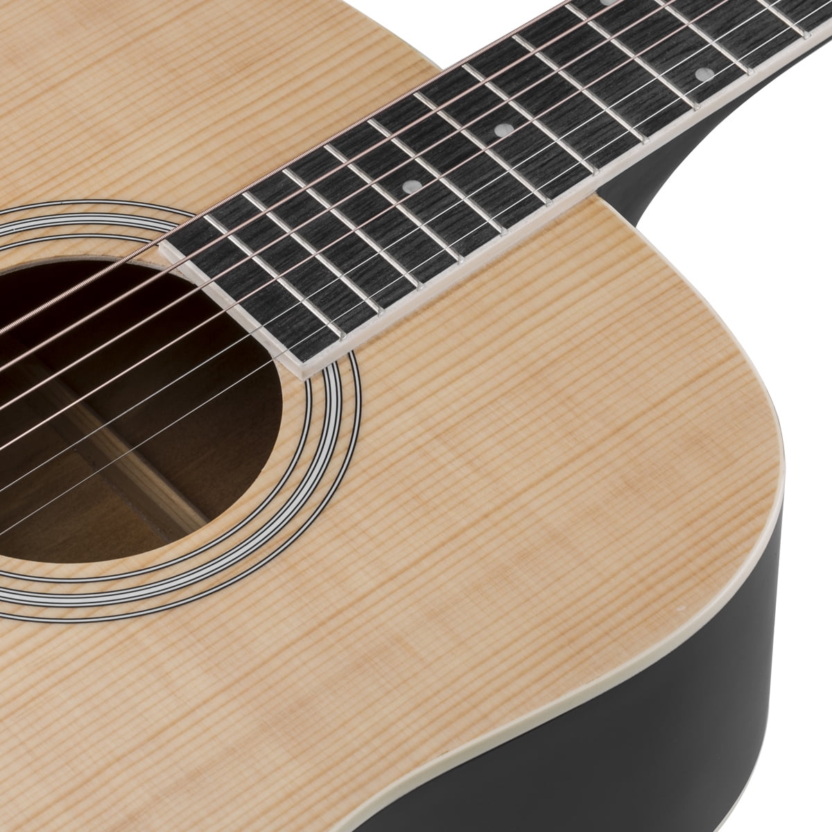 Boroughs B20DNT Beginner Dreadnought Acoustic Guitar Pack, Natural